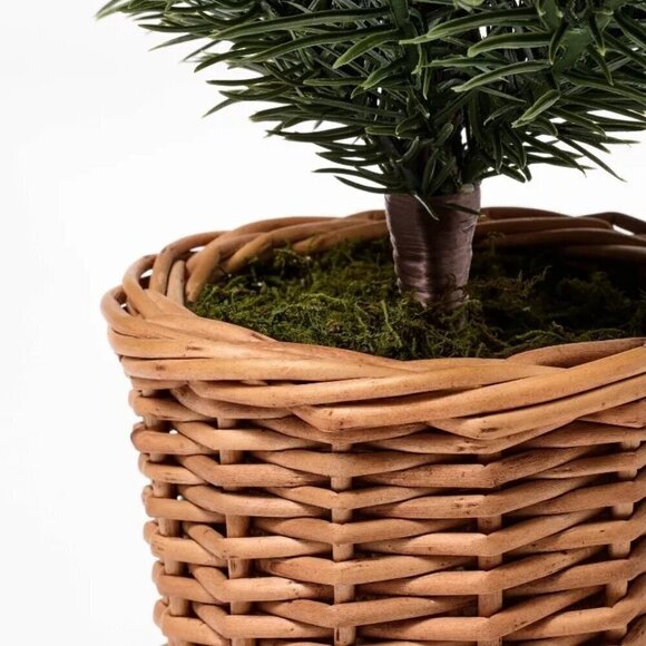 Threshold Studio McGee Medium Pine Artificial Tree in Basket - Christmas 2024 - Picture 4 of 8